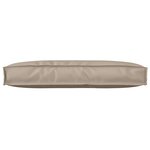 vidaXL Coussin Tissu Oxford Taupe 80 x 40 x 12 cm