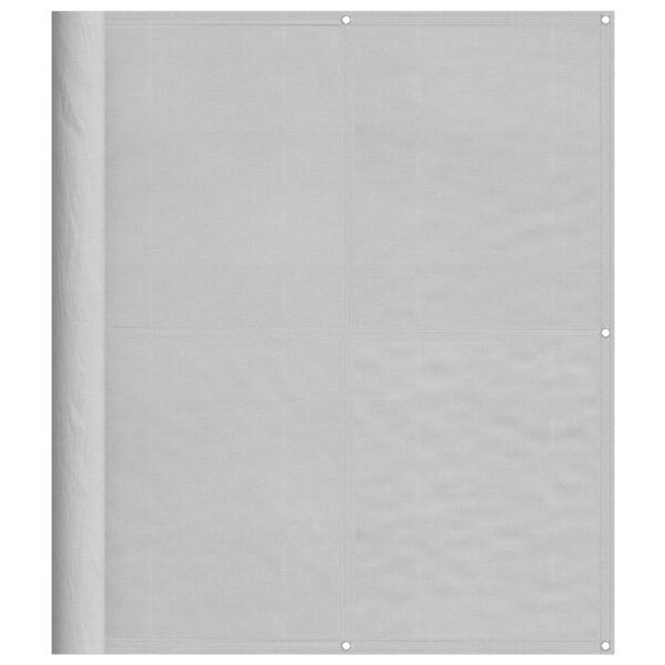 vidaXL Écran de balcon gris clair 120x400 cm 100  polyester oxford
