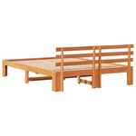 vidaXL Cadre de lit Marron 150 x 200 cm Bois de pin massif