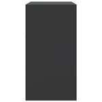 vidaXL Buffet noir 67x39x73 cm acier