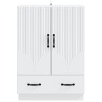 vidaXL Buffet Blanc 66 x 34 5 x 92 cm Bois d'ingénierie