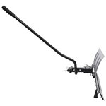 Vidaxl pare-neige pour tondeuse à gazon avec adaptateur 100 cm