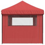 vidaXL Tente de fête Bordeaux 292 x 580 x 315 cm Tissu Oxford