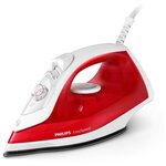 Fer à repasser philips easyspeed gc1742/40 - 2000w - 4 réglage de vapeur  effet pressing 90g  rouge