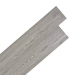 vidaXL Planche de plancher PVC autoadhésif 5 21 m² 2 mm Gris foncé