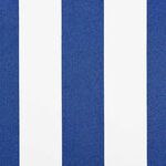 vidaXL Auvent Rétractable Bleu et Blanc 500 × 300 cm