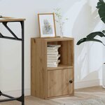 vidaXL Bibliothèque chêne artisanal 31x24x52 cm bois d'ingénierie