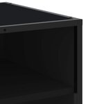 vidaXL Meuble TV noir 270x40x46 cm bois d'ingénierie
