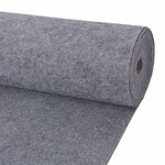 vidaXL Tapis strié pour exposition 1 2x20 m Gris