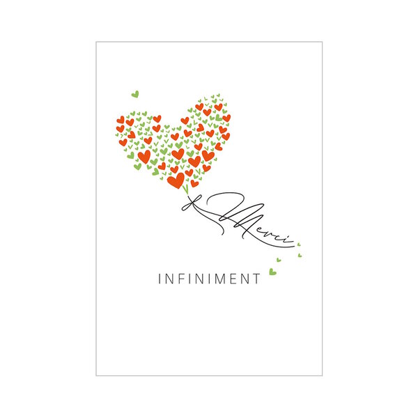 Carte De Voeux - Évènement de La Vie - Merci Infiniment