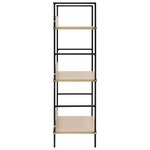 vidaXL Bibliothèque à 3 niveaux chêne 60x27 6x90 5cm bois d'ingénierie