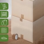 Pack and Move - Lot 20 cartons déménagement seconde main - 57 x 39 x 34 cm - Cartons réemployés - Seconde vie - 1 adhésif offert