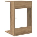 vidaXL Table d'appoint Chêne artisanal 40 x 38 x 62 5 cm