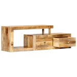 vidaXL Meuble TV 120 x 30 x 40 cm Bois massif de manguier