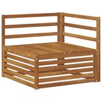 vidaXL Ensemble de canapés d'extérieur 4 pc Naturel