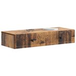 vidaXL Table d'appoint murale Bois ancien 87 5 x 34 5 x 17 cm