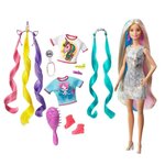 Barbie cheveux fantastiques 16 5 cm - 2 looks licorne et sirene