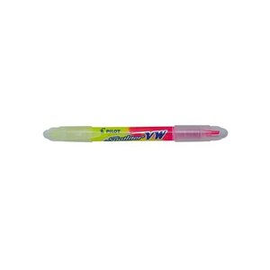 Surligneur double pointe SPOTLITER Begreen Rose et jaune x 10 PILOT