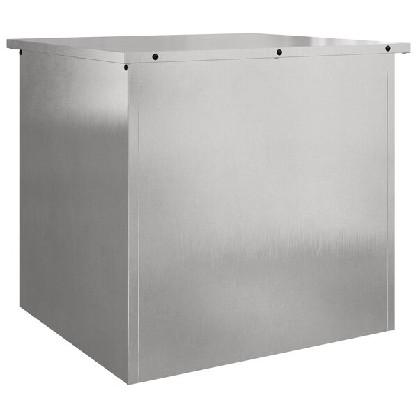vidaXL Coffre de rangement extérieur - Argent - 55 x 50 5 x 50 cm - Acier inoxydable