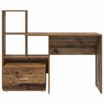 vidaXL Bureau Bois Ancien 131 5 x 50 x 106 5 cm Bois d'ingénierie