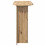 vidaXL Table console Chêne artisanal 100 x 39 5 x 75 cm