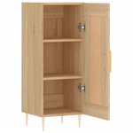 vidaXL Buffet Chêne sonoma 34 5x34x90 cm Bois d'ingénierie