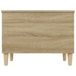 vidaXL Table basse Chêne sonoma 60x44 5x45 cm Bois d'ingénierie