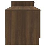 vidaXL Meuble TV Chêne marron 158 5x36x45 cm Bois d'ingénierie
