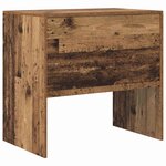 vidaXL Bureau Bois ancien 80 x 50 x 76 cm Bois d'ingénierie