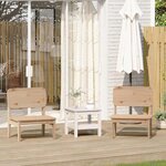 vidaXL Chaises de jardin lot de 2 60x52 5x72 cm bois massif de pin