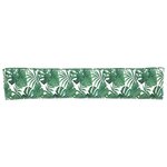 vidaXL Coussin de palette Floral Motif de feuille 200 x 40 x 8 cm