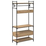 vidaXL Armoire chêne artisanal 89 x 39 x 184.5 cm Bois d'ingénierie