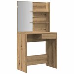 vidaXL Ensemble de coiffeuse chêne artisanal bois ingénierie