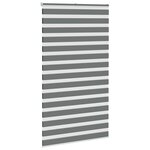 vidaXL Store zèbre gris foncé largeur du tissu 115 9 cm polyester