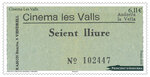 Timbre Andorre - Cinéma Les Valls