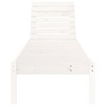 vidaXL Chaises longues lot de 2 blanc 199 5x60x74cm bois massif de pin