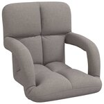 vidaXL Chaise de sol réglable avec accoudoir