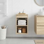 vidaXL Meuble de Salle de Bain In-between Chêne Sonoma