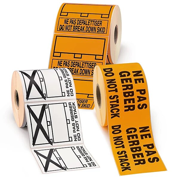 Étiquette d'expédition ne pas gerber do not stack (lot de 500)