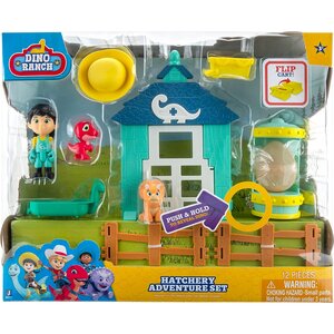 Jazwares DNR0013 - Dino Ranch Set d'aventure d'élevage