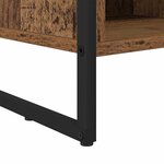 vidaXL Cabinet à chaussures avec stockage Bois Ancien 60 x 35 x 44 cm