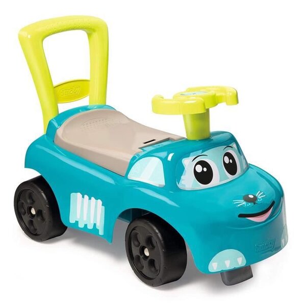 SMOBY - Porteur Auto Enfant Bleu
