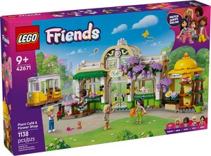 LEGO Friends - Ensemble Café des Plantes et Kiosque à Fleurs - 42671