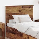 vidaXL Tête de lit Bois Ancien 90 cm Bois d'ingénierie