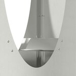 vidaXL Portant de bois de chauffage 50x23x100 cm acier inoxydable