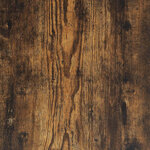 vidaXL Tables d'appoint 33 x 33 x 34 cm Engineered Wood Chêne fumé