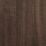 vidaXL Cadre de lit sans matelas chêne marron 100x200 cm