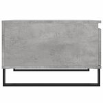 vidaXL Table basse gris béton 55x55x36 5 cm bois d'ingénierie