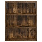 vidaXL Armoire murale de salle de bain Chêne Fumé 40 x 10 x 50 cm