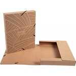 Chemise box cartonnée exacompta eterneco - dos 4 cm - lot de 8